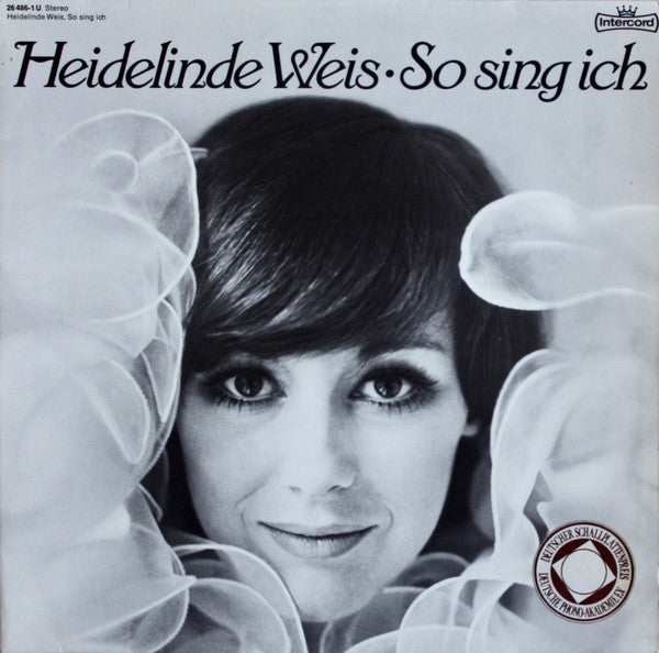 Heidelinde Weis : So Sing Ich (LP, Album)