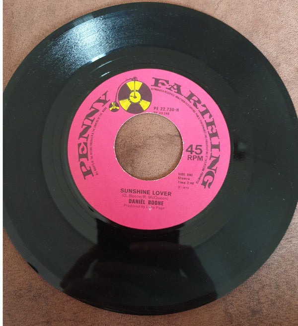 Daniel Boone : Sunshine Lover (7", Single)