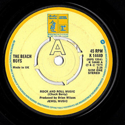 The Beach Boys : Rock And Roll Music (7", Single, 4 P)