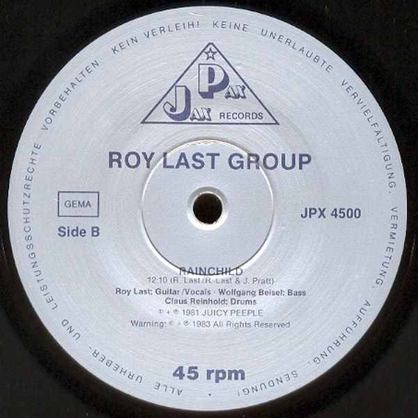 Roy Last Group : Let's Go Rock (12", Maxi)