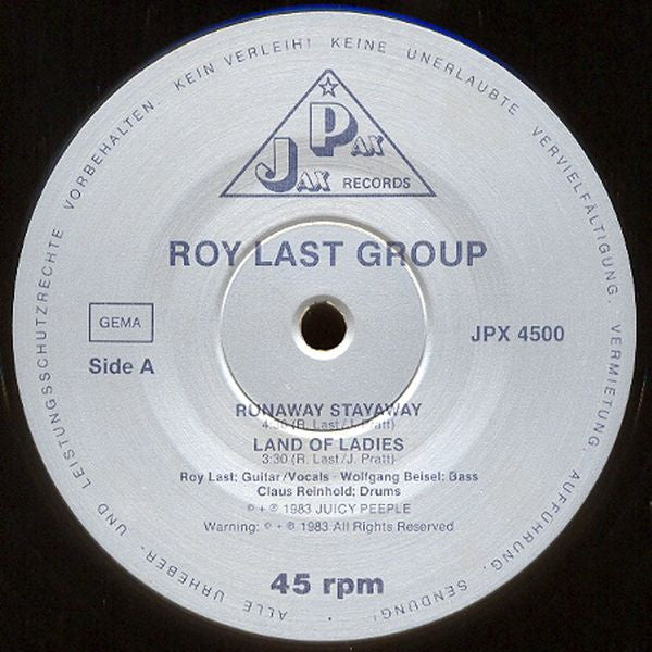 Roy Last Group : Let's Go Rock (12", Maxi)