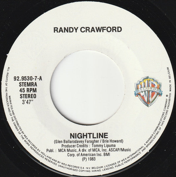 Randy Crawford : Nightline (7", Single)