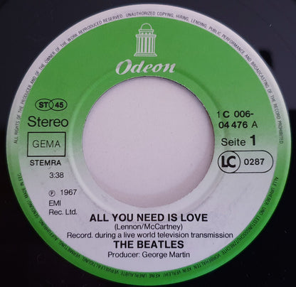 The Beatles : All You Need Is Love (7", Single, RE)