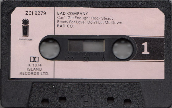 Bad Company (3) : Bad Company (Cass, Album, Bla)