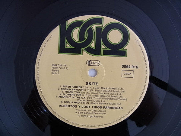 Alberto Y Lost Trios Paranoias : Skite (LP, Album)