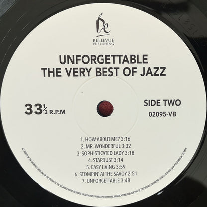 Various : Unforgettable: The Very Best Of Jazz (LP, Comp)