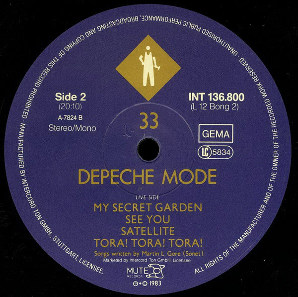 Depeche Mode : Get The Balance Right And Live Tracks (12", Ltd, Num, RE)