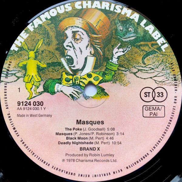 Brand X (3) : Masques (LP, Album)