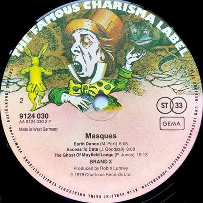 Brand X (3) : Masques (LP, Album)