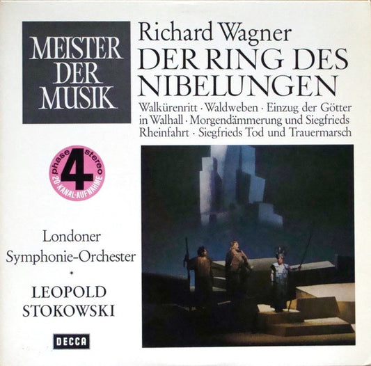 Richard Wagner ; The London Symphony Orchestra, Leopold Stokowski : Der Ring Des Nibelungen (LP)