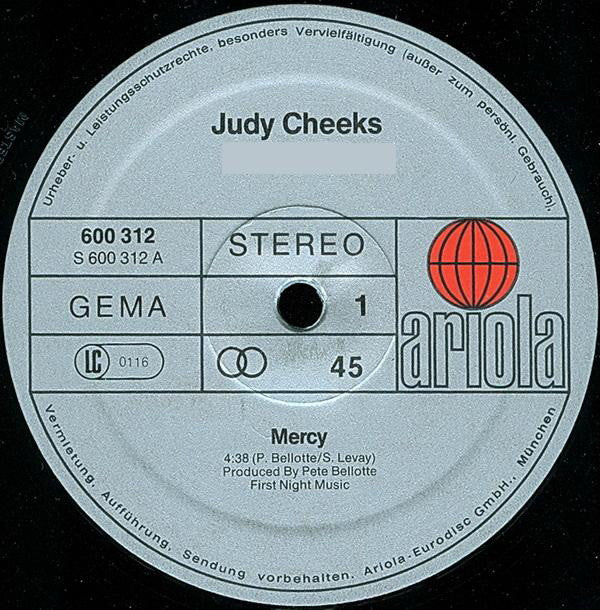 Judy Cheeks : Mercy (12")