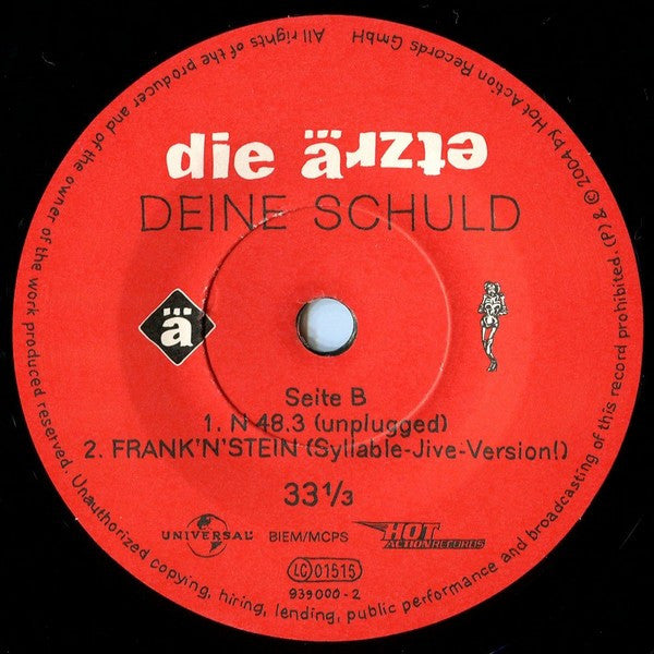 Die Ärzte : Deine Schuld (7")