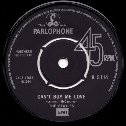 The Beatles : Can't Buy Me Love / You Can't Do That (7", Single, RE)