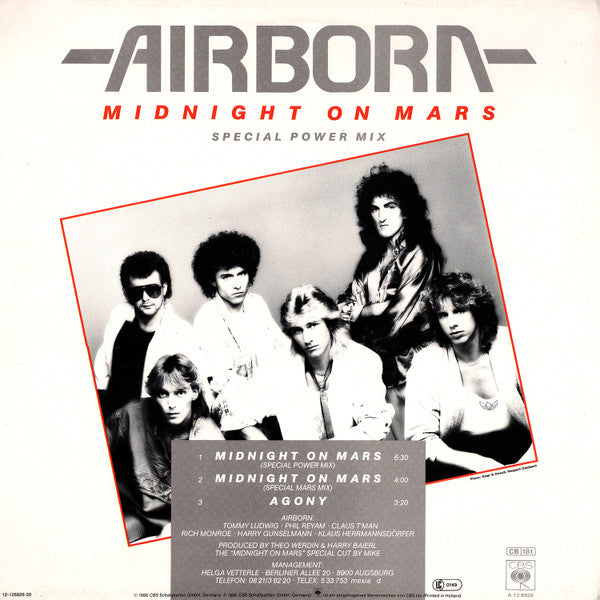 Airborn (2) : Midnight On Mars (12", Maxi)