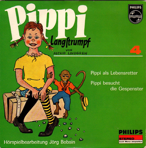 Astrid Lindgren : Pippi Als Lebensretter / Pippi Besucht Die Gespenster (7", EP)