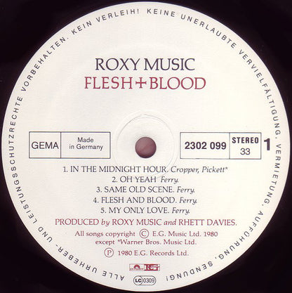 Roxy Music : Flesh + Blood (LP, Album)