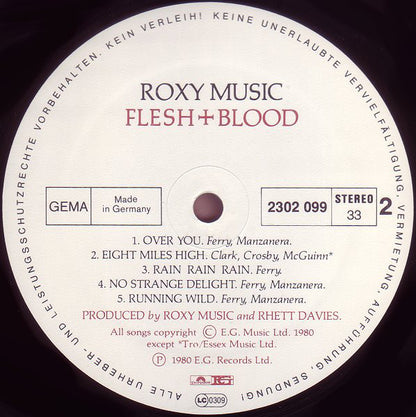 Roxy Music : Flesh + Blood (LP, Album)