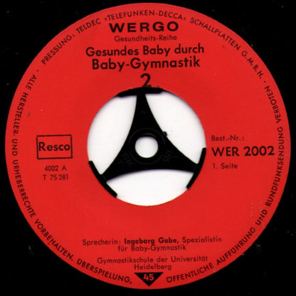 Ingeborg Gabe : Baby-Gymnastik (7")