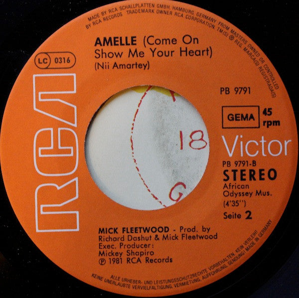 Mick Fleetwood : You Weren't In Love (7", Single)