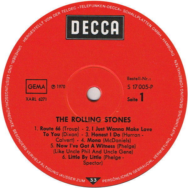 The Rolling Stones : The Rolling Stones (LP, Album, Mono, RE)