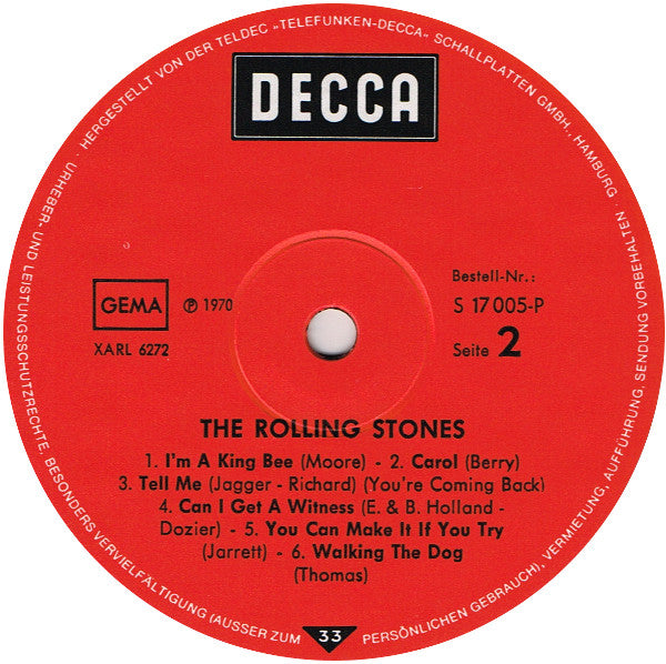 The Rolling Stones : The Rolling Stones (LP, Album, Mono, RE)