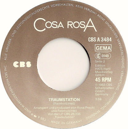 Cosa Rosa : Rosa Auf Hawaii (7", Single)