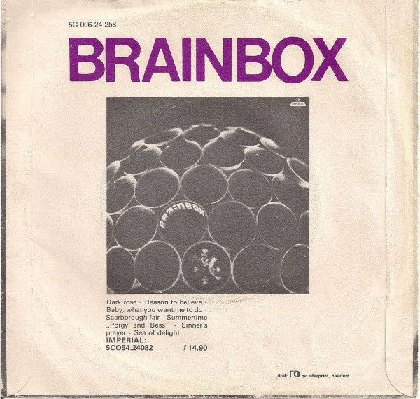 Brainbox (3) : The Smile (Old Friends Have A Right To) / The Flight (7", Single)