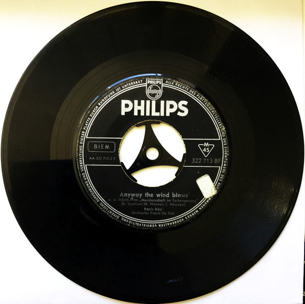 Doris Day : Here We Go Again / Anyway The Wind Blows (7")