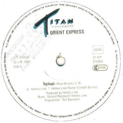 Orient Express (5) : Topkapi (12", Maxi)