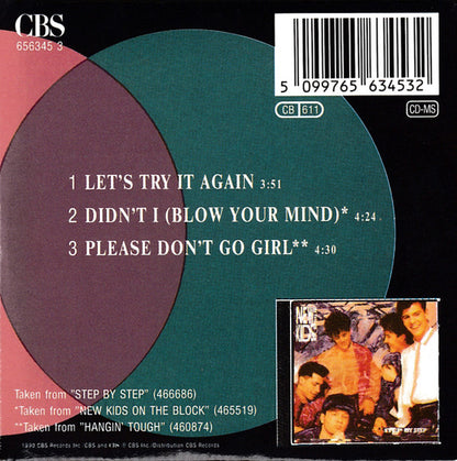 New Kids On The Block : Didn't I (Blow Your Mind) / Let's Try It Again (CD, Mini, Maxi)