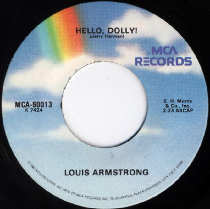 Louis Armstrong : Hello, Dolly! / Blueberry Hill (7", RE)