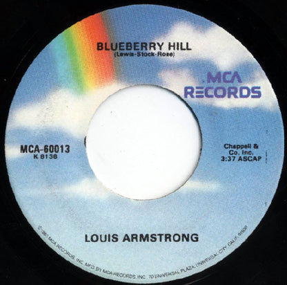 Louis Armstrong : Hello, Dolly! / Blueberry Hill (7", RE)