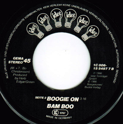 Bam Boo (2) : We Are Oohoo (7", Single)