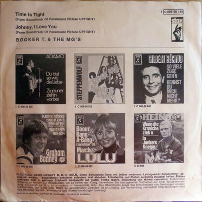 Booker T & The MG's : Time Is Tight  (7", Single, Mono)