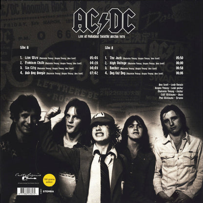 AC/DC : Live at Paradise Theatre Boston 1978 (LP, Album, Unofficial, 180)