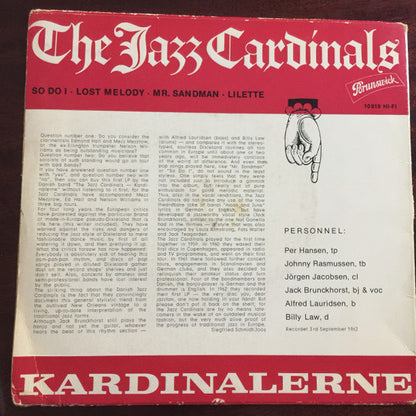 The Jazz Cardinals : Kardinalerne (7", EP)