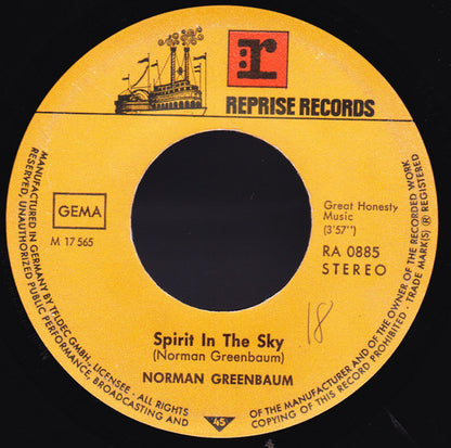 Norman Greenbaum : Spirit In The Sky (7", Single)