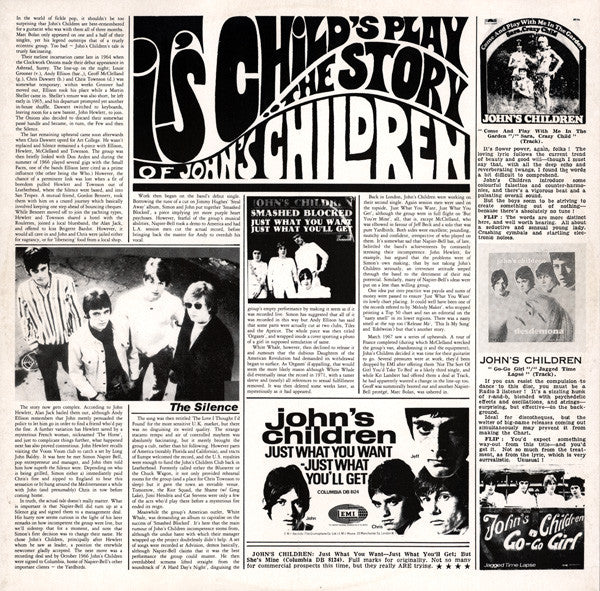 John's Children : A Midsummer Night's Scene (LP, Comp)