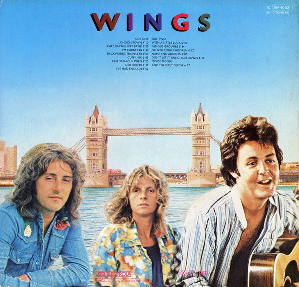 Wings (2) : London Town (LP, Album)