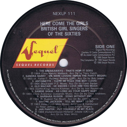 Various : Here Come The Girls (LP, Comp)