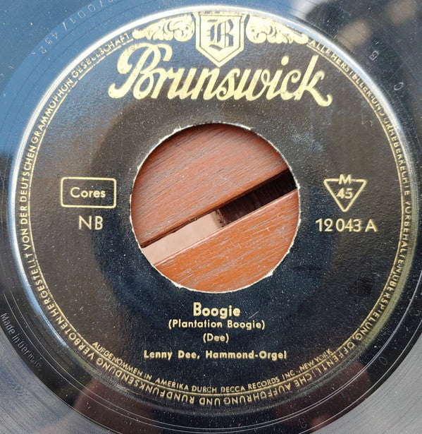 Lenny Dee (2) : Boogie (7", Single)