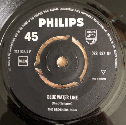 The Brothers Four : Blue Water Line / Summer Days Alone (7", Single)