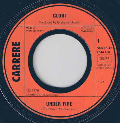 Clout : Under Fire (7", Single)