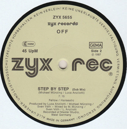 Off : Step By Step (12", Maxi)