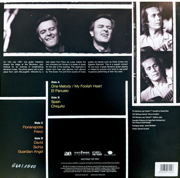 Paco* And John* : Live At Montreux 1987 (LP, Yel + LP, Ora + Album, Dlx, Ltd, Num, RE)