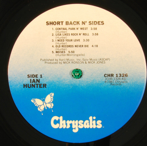 Ian Hunter : Short Back N' Sides (LP, Album, San)