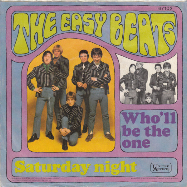 The Easybeats : Who'll Be The One / Saturday Night (7", Single, Mono)