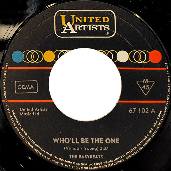 The Easybeats : Who'll Be The One / Saturday Night (7", Single, Mono)