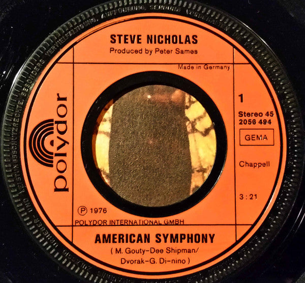 Steve Nicholas : American Symphony (7")