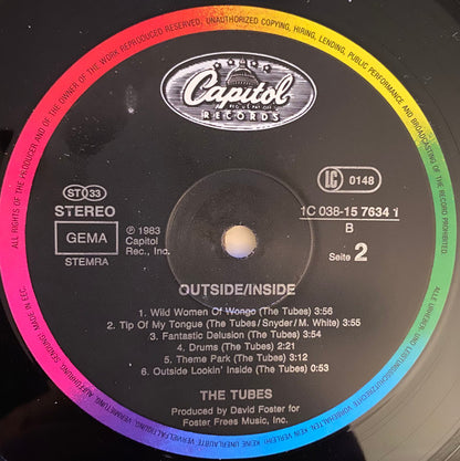 The Tubes : Outside Inside (LP, Album, RE)